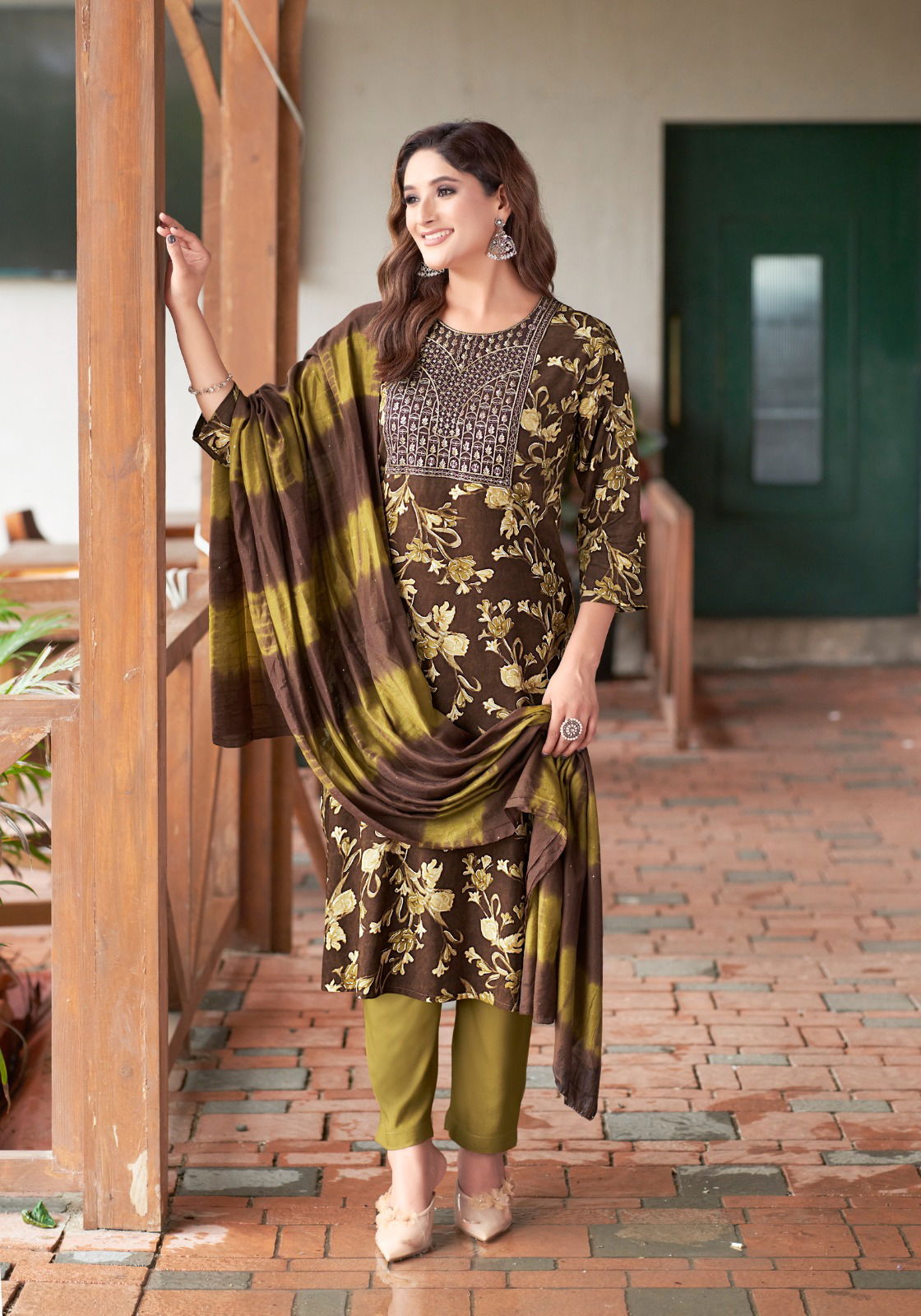 Sabri Vol 3 By Mystic 9 Rayon Printed Kurti With Bottom Dupatta Wholesale Market in Surat
